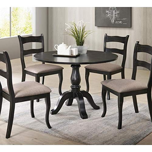 Pin On Rustic Look Furniture Pin On Rustic Look Furniture, Best Master Furniture Weathered Grey Round Dining Table