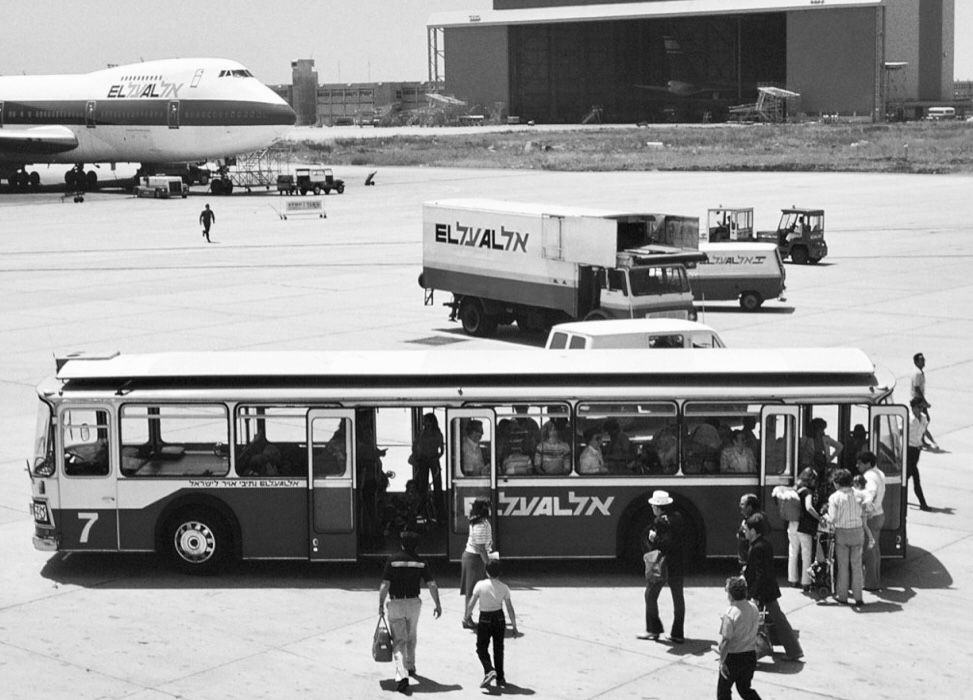 1980 El Al Israel Airlines Tel Aviv Ben Gurion Airport Israel Airlines Good Old