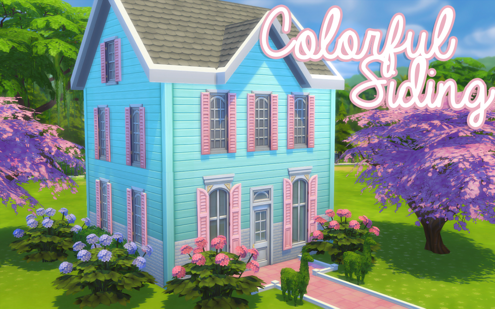 Noodles— Colorful Siding 21 Colors With And Without White Sims