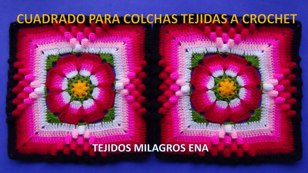 cuadrado de ganchillo cuadrado tejido a crochet paso a paso para colchas cuadrado de ganchillo cuadrado tejido a crochet paso a paso para colchas