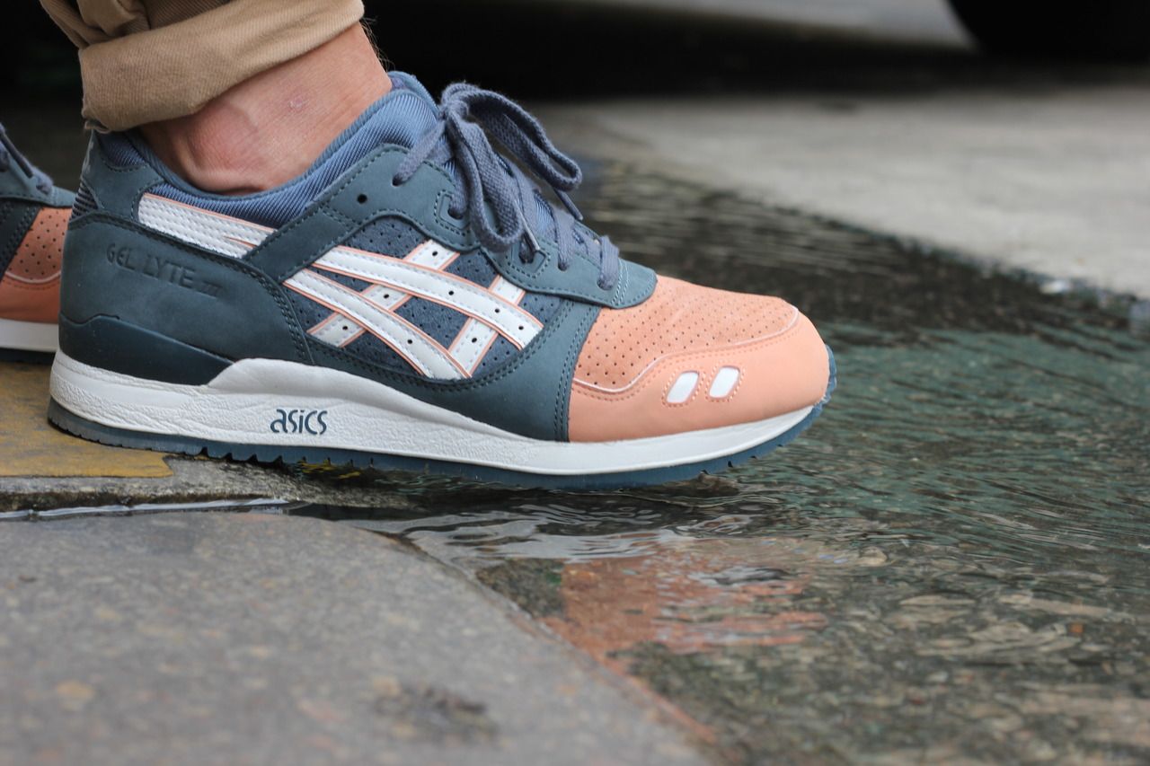 gel lyte 3 salmon toe