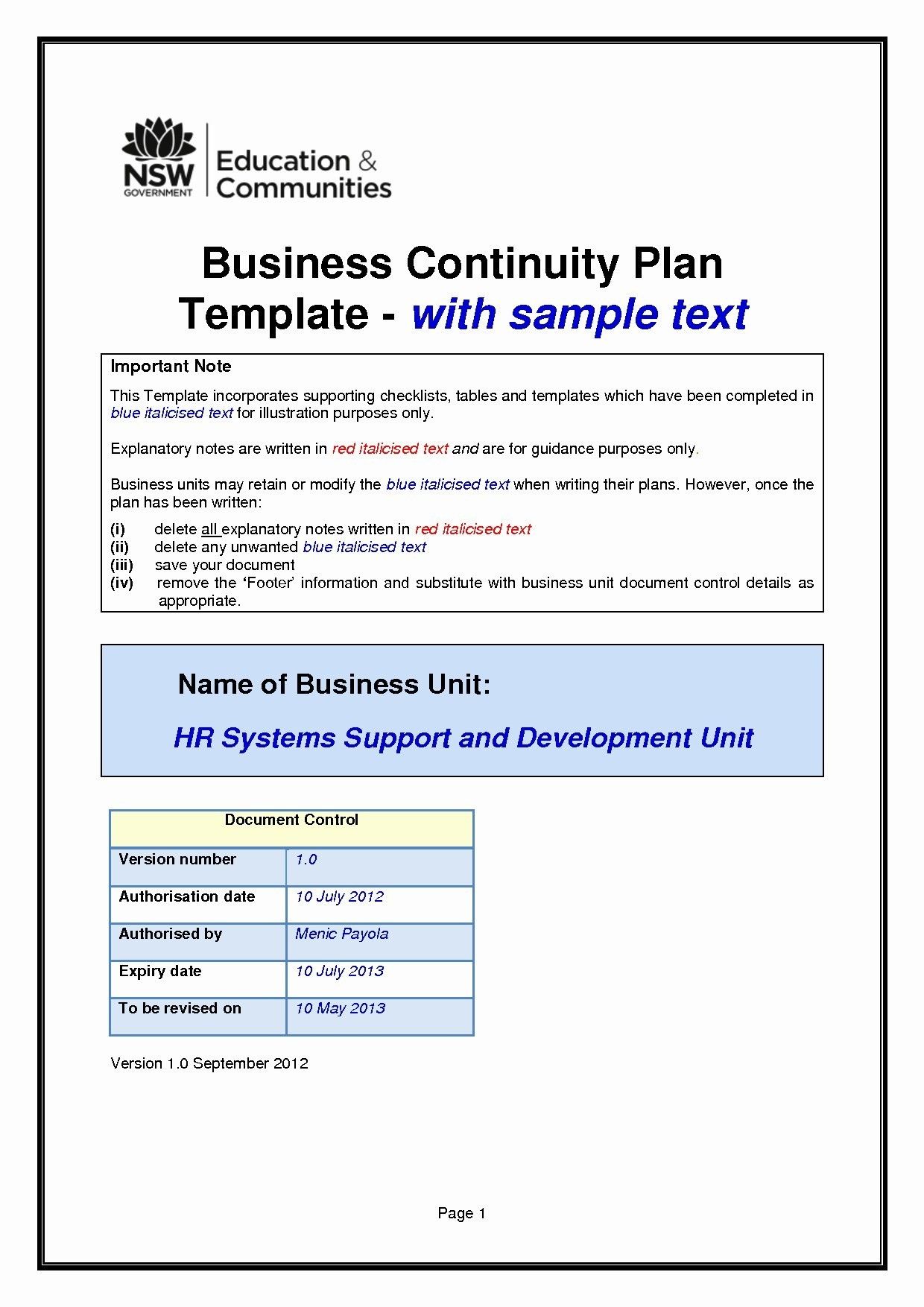 Download can save at lettersample letterformat lettertemplate Business continuity planning