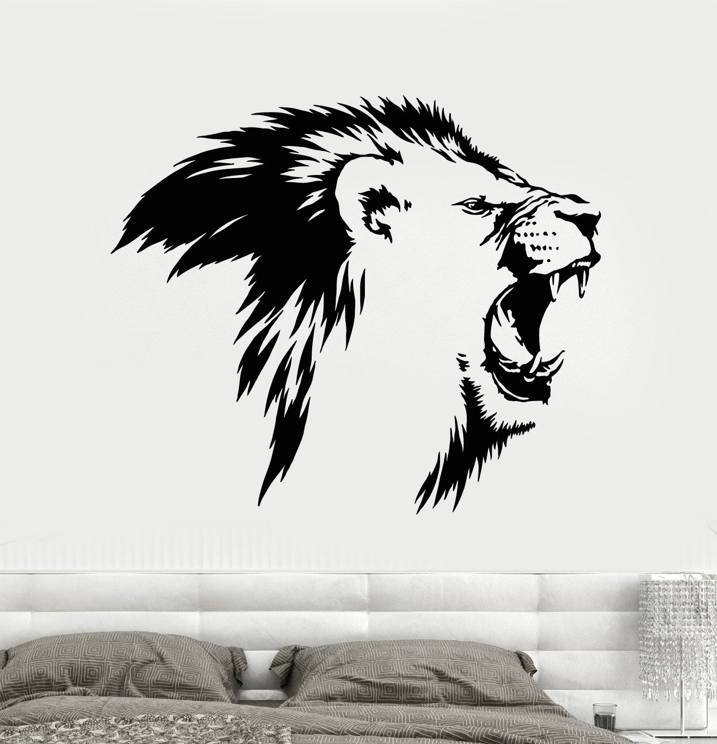 Roaring Tiger Wall Art Sticker Vinyl Decals