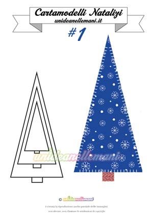 Cartamodelli Natalizi Da Stampare: Albero Di Natale Triangolo #1 | Alberi Di Natale In Feltro, Alberi Di Natale, Natale