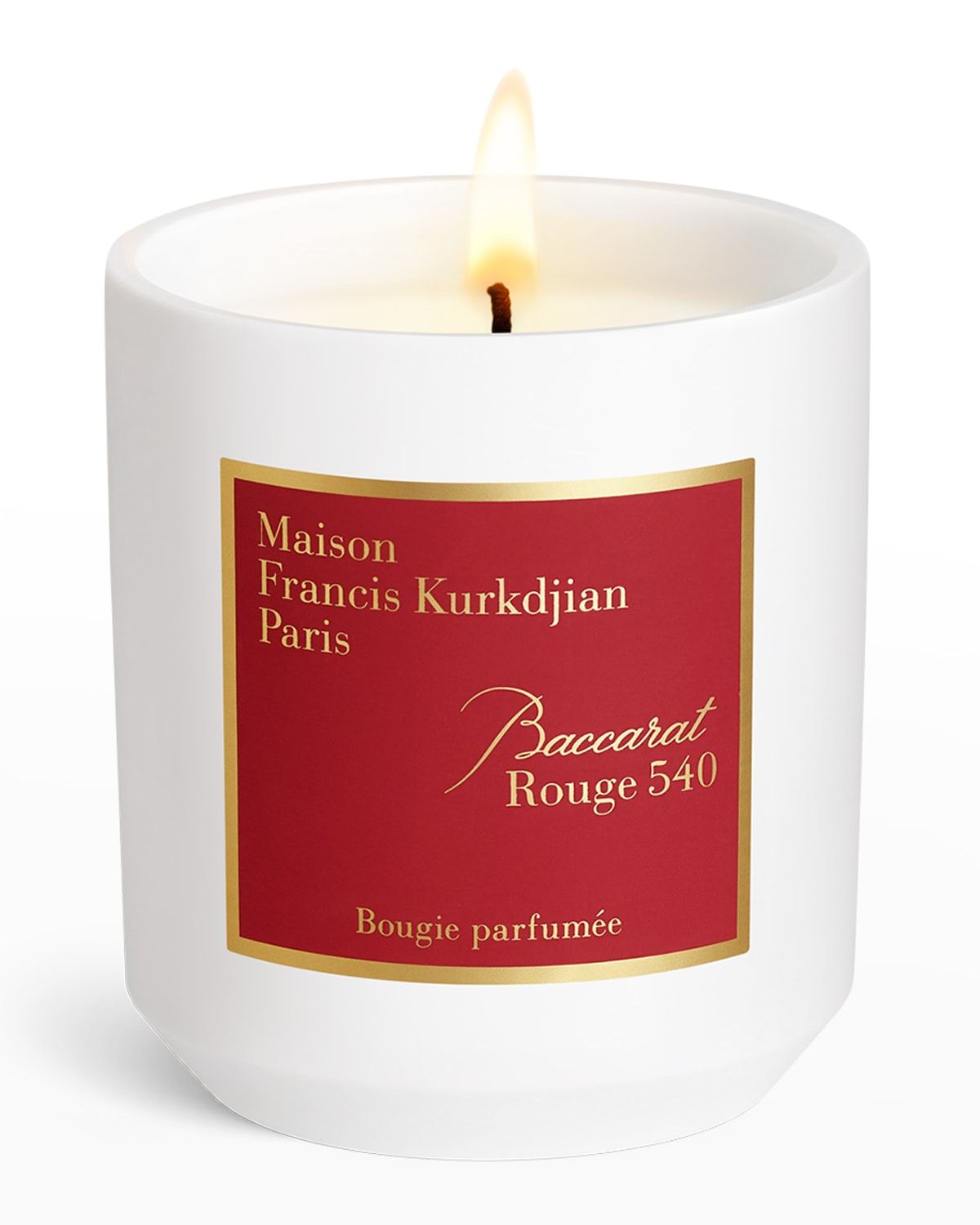 Maison Francis Kurkdjian Baccarat Rouge 540 Candle Born from the encounter of Maison Francis Kurkdjian and Maison Baccarat, the Baccarat Rouge 540 scented candle combines the magic of nature with legendary craftsmanship. It releases a graphic and highly condensed olfactive signature with a floral, amber and woody breeze. Discover More of the Collection: Baccarat Rouge 540 Edp Baccarat Rouge 540 Extrait De Parfum Baccarat Rouge 540 Edp Travel SetDesigner About Maison Francis Kurkdjia... Diptyque Candles, Scented Candles, Candle Jars, Mini Candles, Best Candles, Outdoor Dinner Parties, Candle Gift Set, Woody Fragrance