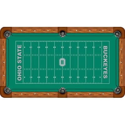 Wave 7 Ncaa Football Field Recreational Billiard Table Felt Wave 7 Ncaa Football Field Recreational Billiard Table Felt
