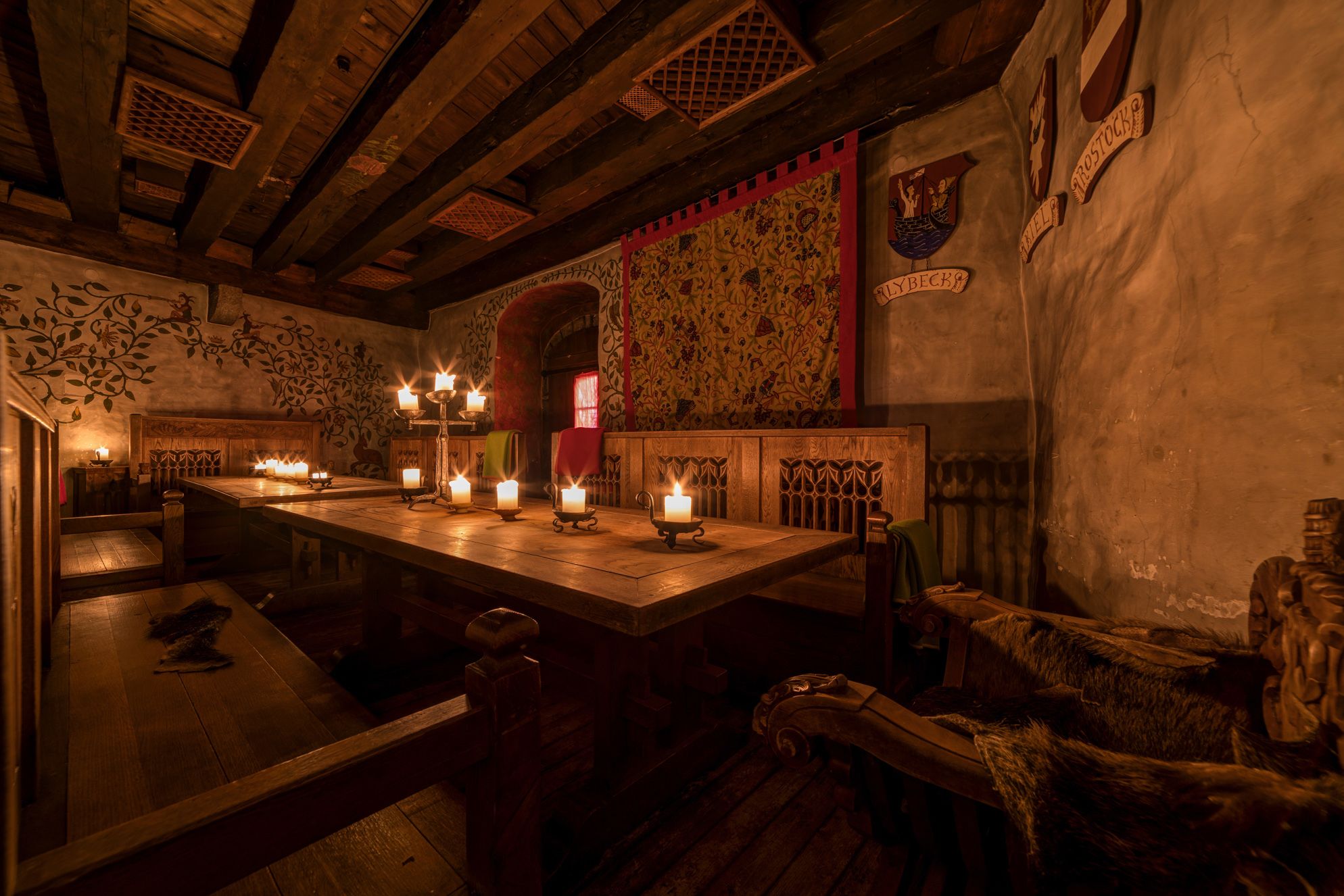 Olde Hansa Restaurant Fireplace Area | Nordic|360 ...