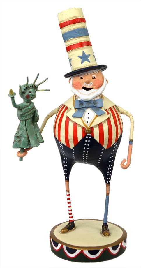 LORI MITCHELL Twist and Shout ~ Americana Figurine ~ 4th of July ~Free Shipping