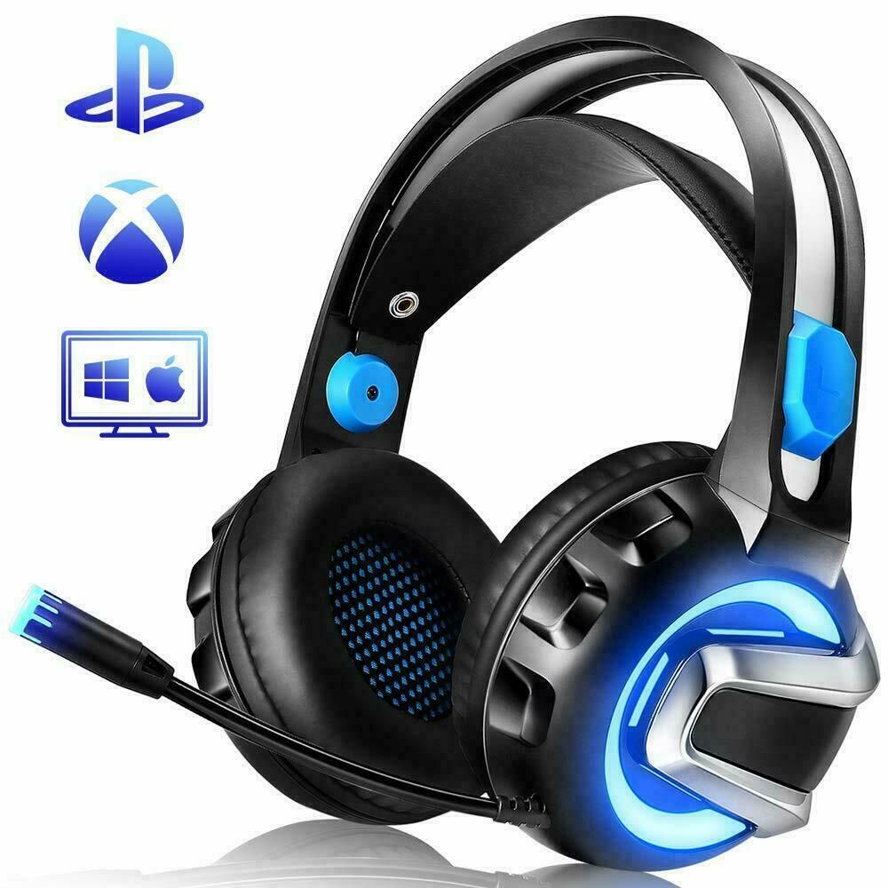 Nicewell Gaming Headset For Xbox One Ps4 Pc Gaming Headphones With