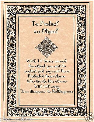 OBJECT PROTECTION SPELL