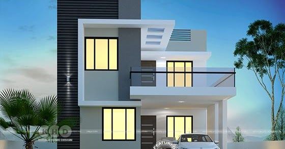 3 bedroom 1650 sq-ft modern home design | Small house ...