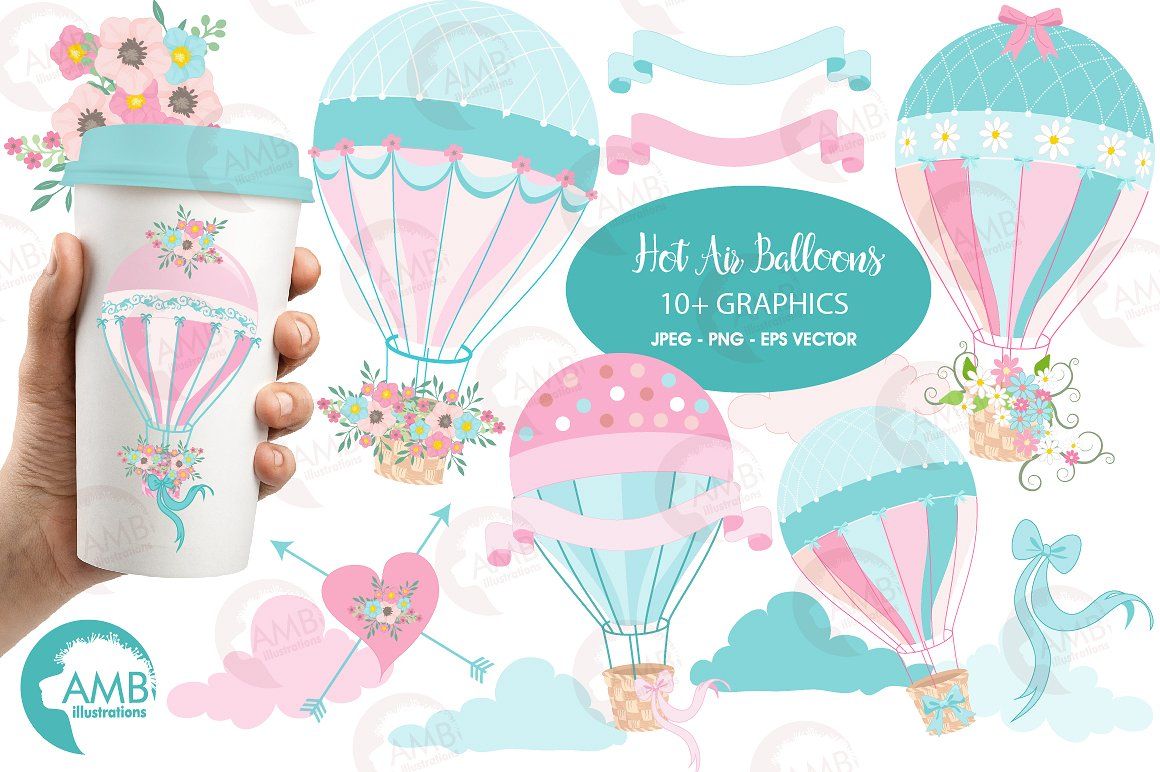 Download Hot Air Balloons AMB-1388 | Hot air balloon clipart ...