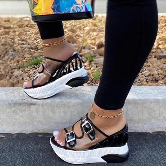 Summer Women Girl Sandals Sneakers Hollow Slippers Platform Wedges Summer Women Girl Sandals Sneakers Hollow Slippers Platform Wedges