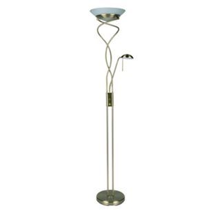 Glass Mayer Floor Lamp Antique Brass 32.5cm from Glass Mayer Floor Lamp Antique Brass 32.5cm from