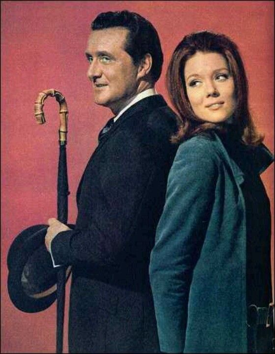 THE AVENGERS Steed And Mrs Peel Emma Peel Television Show Classic the-avengers-steed-and-mrs-peel-emma-peel-television-show-classic