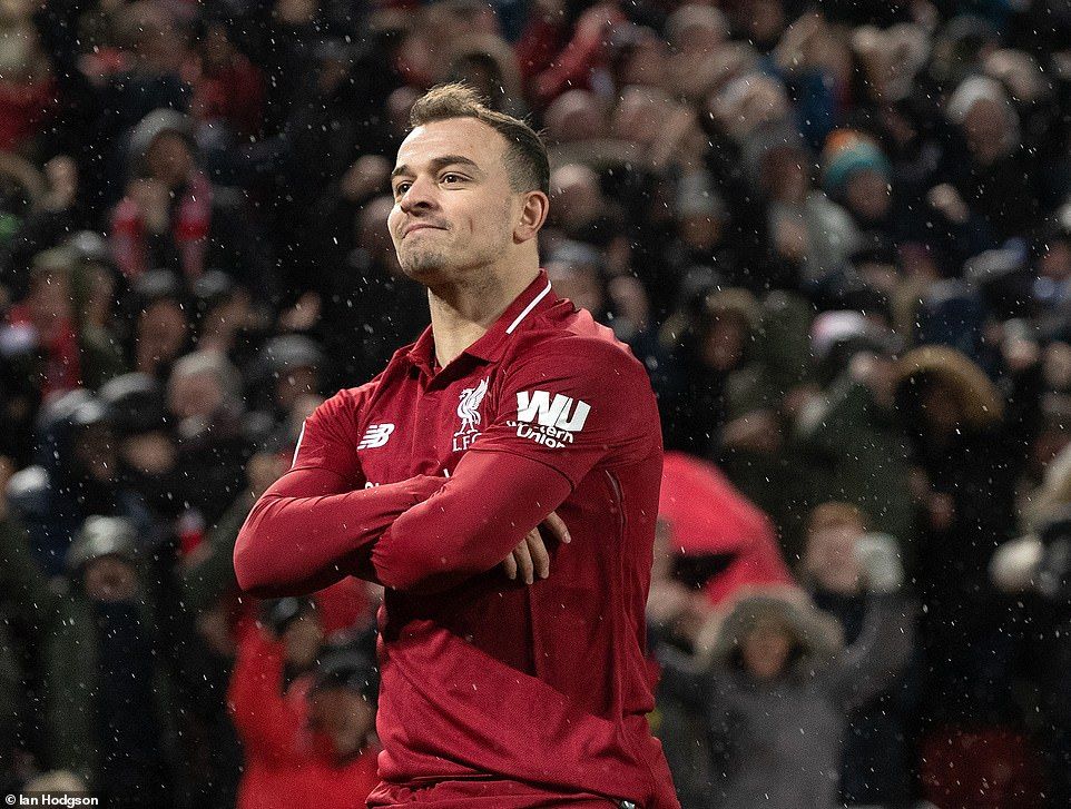 Liverpool 3 1 Manchester United Super Sub Shaqiri Gives Hosts Win Liverpool Team Manchester United Liverpool Football Club