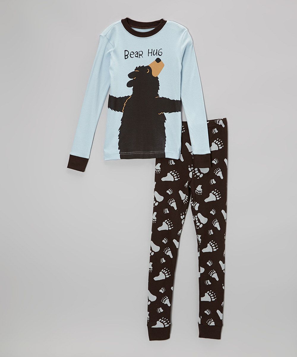 Blue 'Bear Hug' Pajama Set - Toddler & Boys | zulily | Cute outfits for kids, Bear hug, Toddler boys