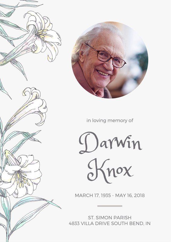 Blue Beige Male Funeral program Templates by Canva Funeral programs Blue Beige Male Funeral program Templates by Canva Funeral programs