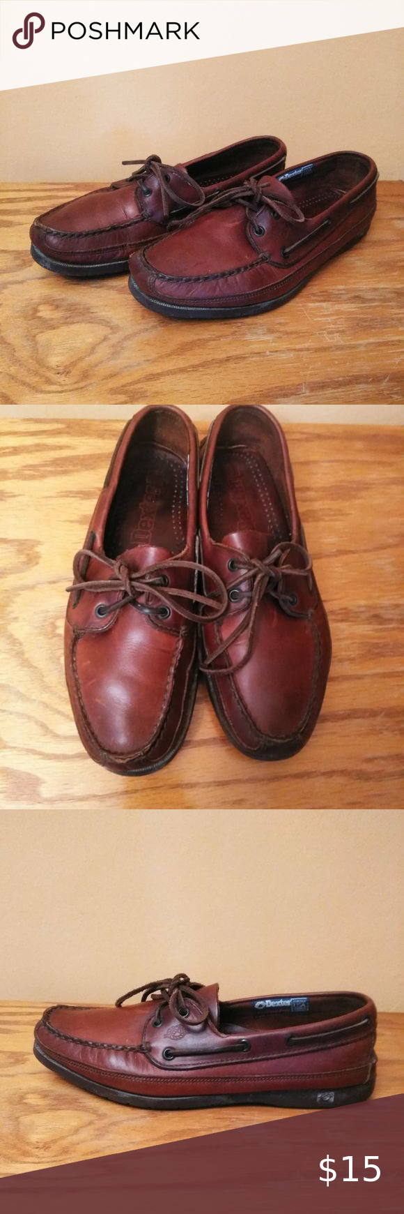 Vintage Dexter Navigator Leather Shoes Leather And Lace Leather Shoes Leather
