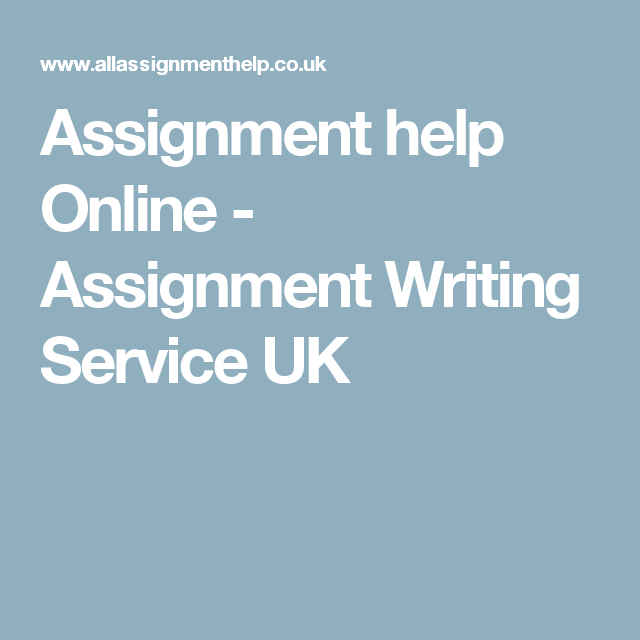Online assignment writing services