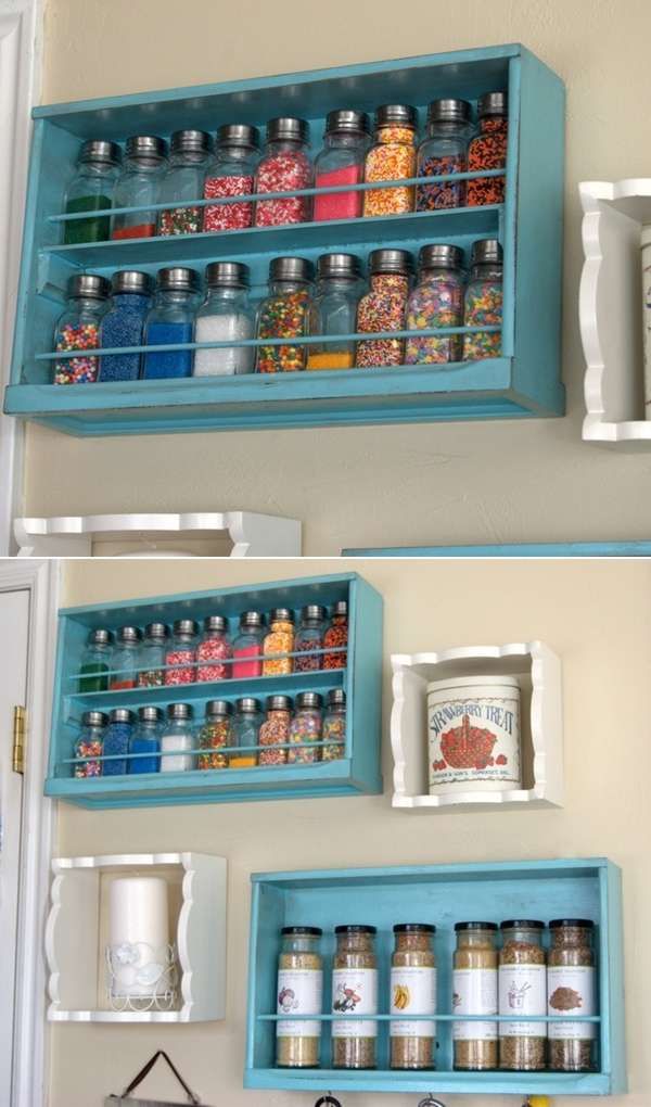 WhatToDoWithOld What To Do With Old Drawers? Diy Dresser Drawers, Old Drawers, Desk With Drawers, Refurbished Furniture, Repurposed Furniture, Furniture Makeover, Diy Furniture, Drawers Repurposed Diy, Wall Storage Shelves
