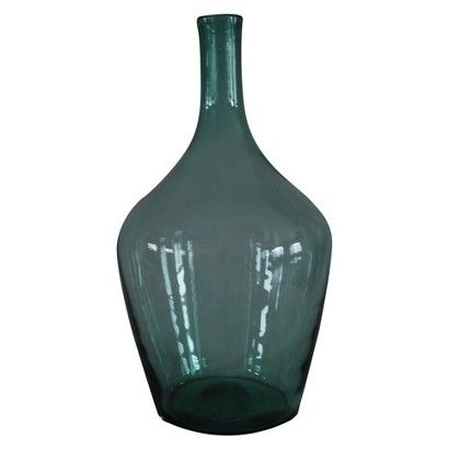 Mercer Large Recycled Glass Vase Jet Com Large Recycled Glass Vase Large Glass Vase Glass Vase Decor