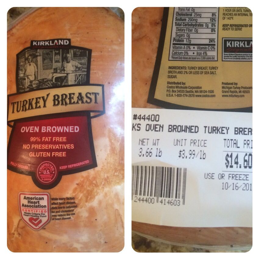 kirkland turkey breast nitrate