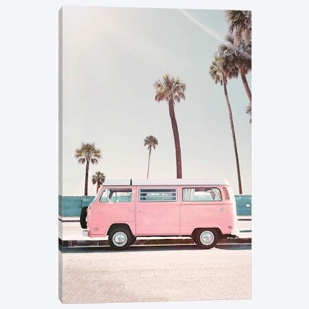 Pink Van - Canvas Print Pink Van - Canvas Print