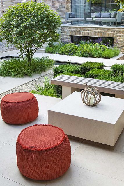 Notting Hill Garden Garden On A Hill Garden Design Garden Seating