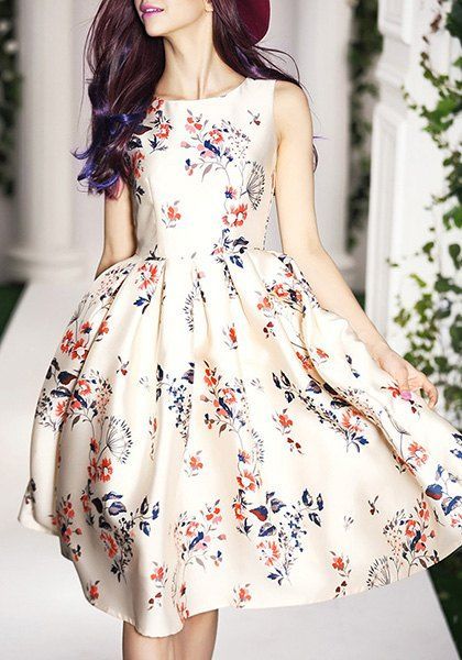 Vintage Floral Dresses