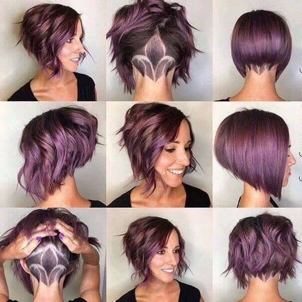 Purple Ombre For Short Hair Love That Color Tips Hair Coloring