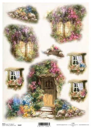 SCRAPBOOKING CRAFT PAPER DOOR DECOUPAGE SHEETS RICE DECOUPAGE PAPER