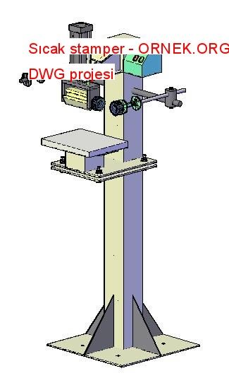 Sıcak stamper dwg projesi
