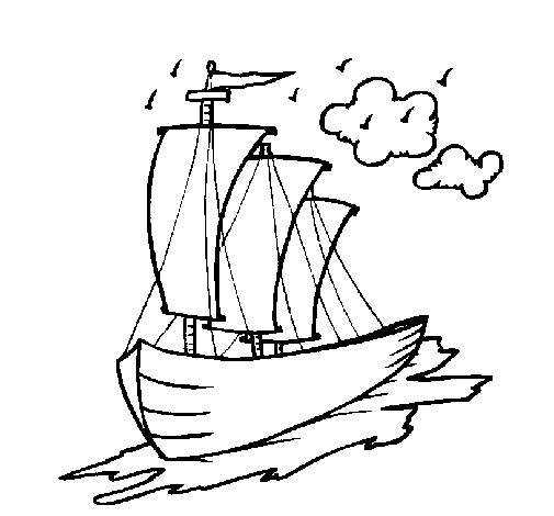 Dibujo De Barco Velero Para Colorear Dibujo De Barco Barcos Para Colorear Barcos Veleros
