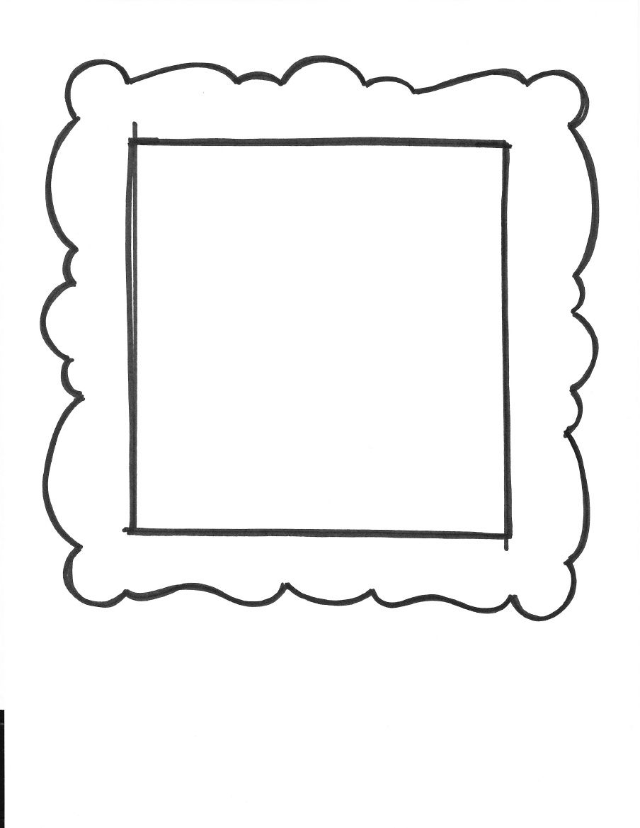 Sakura-fuji: Picture Frame Template