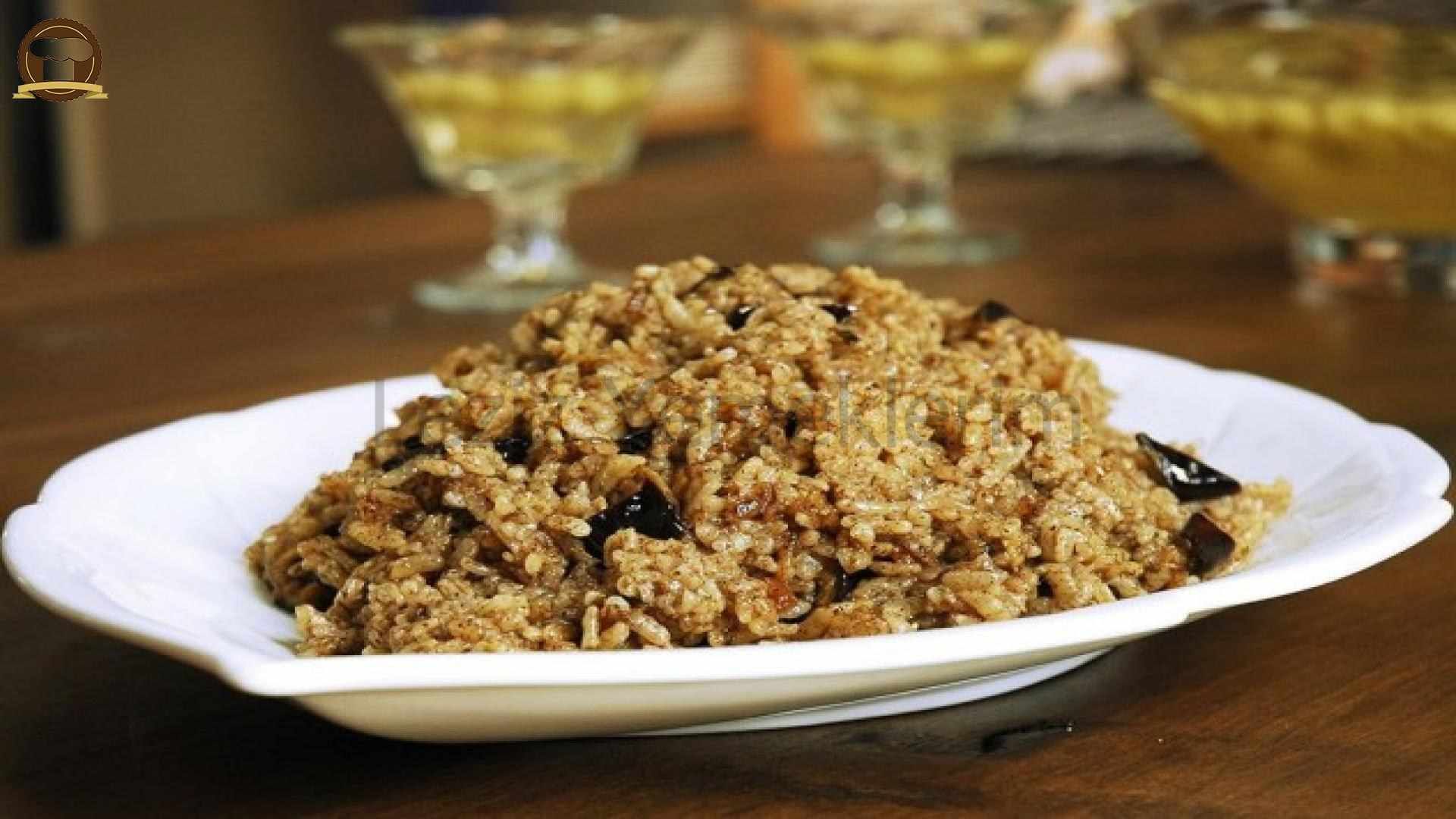 Patlıcanlı Bademli Pilav Patlıcanlı Bademli Pilav