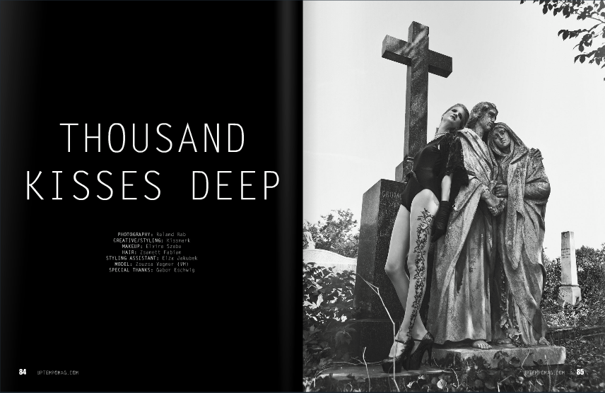 A Thousand Kisses Deep for Uptempo Magazine Creative/Styling: Kissmark Make up: Elvira Szabo Hair: Zsanett Fabian Stylist assistant: Elza Jakubek Model: Zsuzsa Vagner (Marilyn Paris) Special Thanks to Gabor Eschwig A Thousand Kisses Deep, Gabor, Marilyn, Thankful, Magazine, Paris, Stylists, Special, Creative