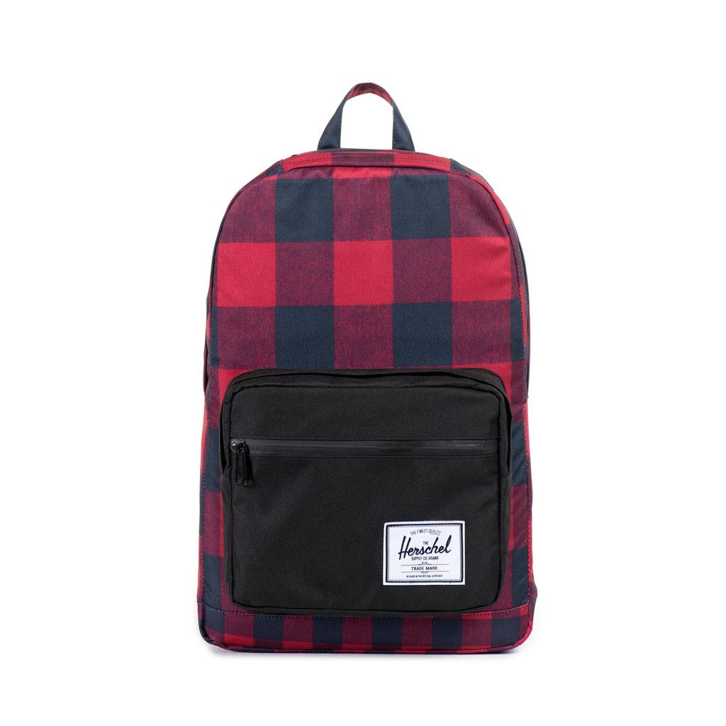 Herschel Customer Service Philippines Pop Quiz Backpack in BUFFALO PLAID/BLACK 70 Backpacks