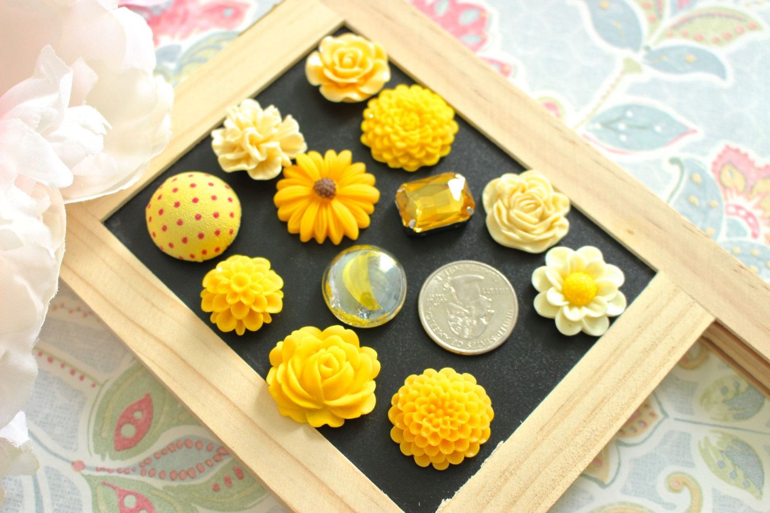 Yellow Flower Magnets
