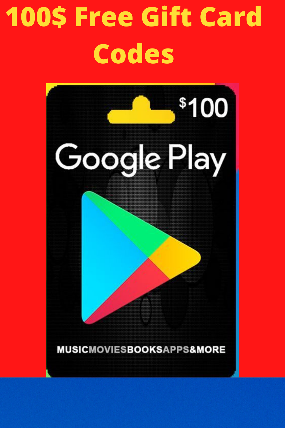 Get Free Google Play 100 Codes In 2020 Google Play Gift Card Google Play Codes Free Gift Cards Online - free roblox google play