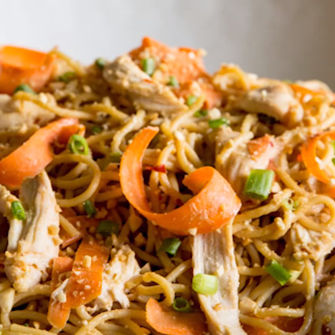 Thai Peanut Chicken and Noodles