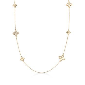 Diamonds By The Inch 5 Station Necklace Roberto Coin Station Necklace Necklace Diamond