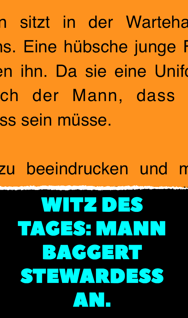 Flirten witze