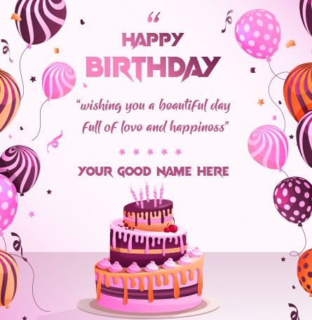 Happy Birthday Wishes Pics, Happy Birthday Wallpaper, Happy Birthday Pictures, Wallpaper Pictures, Photo Wallpaper, Cool Names, Beautiful Day, Birthday Cake, Place Card Holders