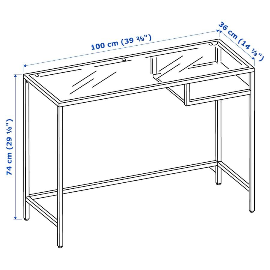 VITTSJÖ Laptoptisch weißGlas IKEA Deutschland VITTSJÖ Laptopgestell weißGlas IKEA Deutschland