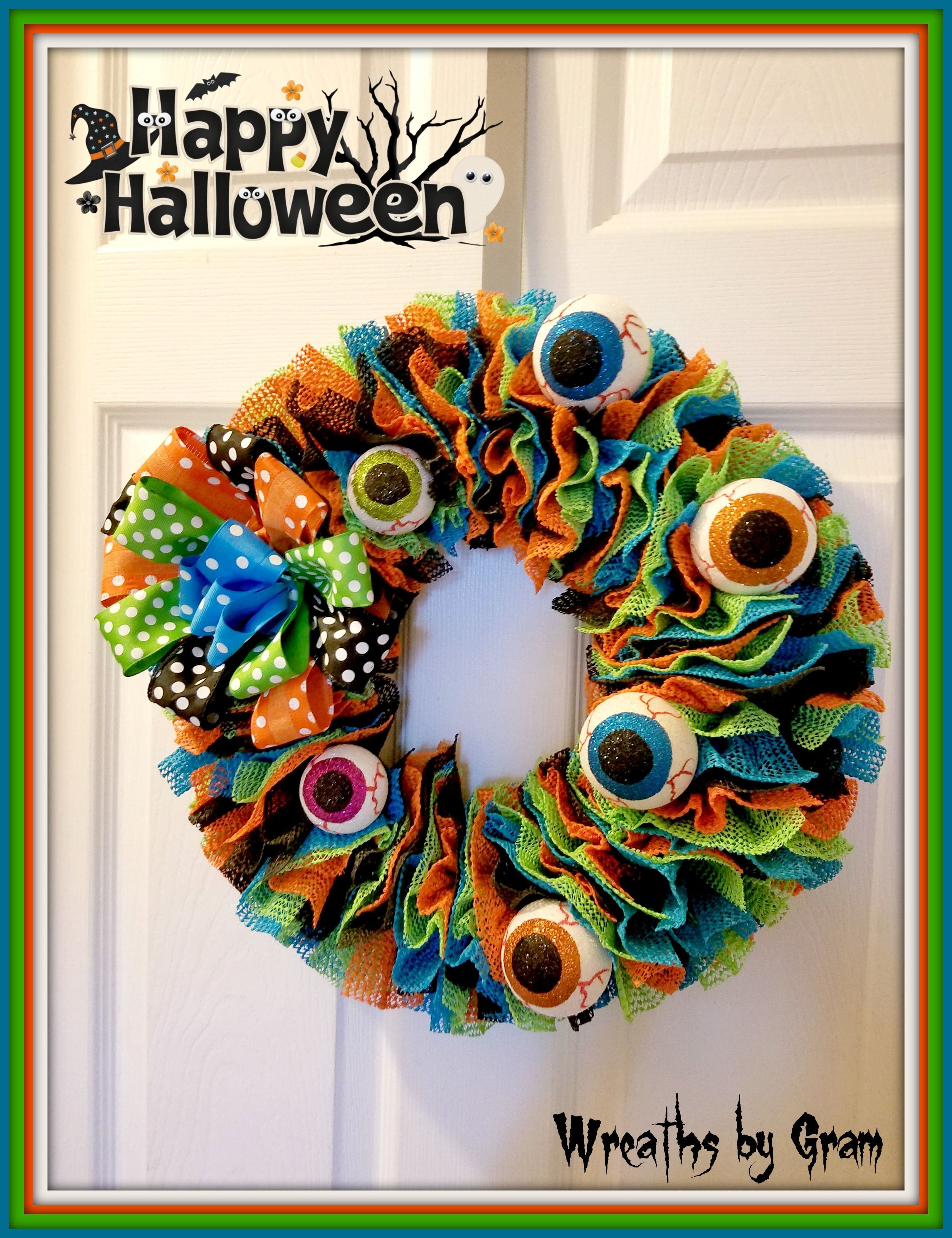 Halloween Wreath; Front Door Wreath; Front Porch Decor; Farmhouse - halloween front door decor Halloween Wreath; Front Door Wreath; Front Porch Decor; Farmhouse - halloween front door decor