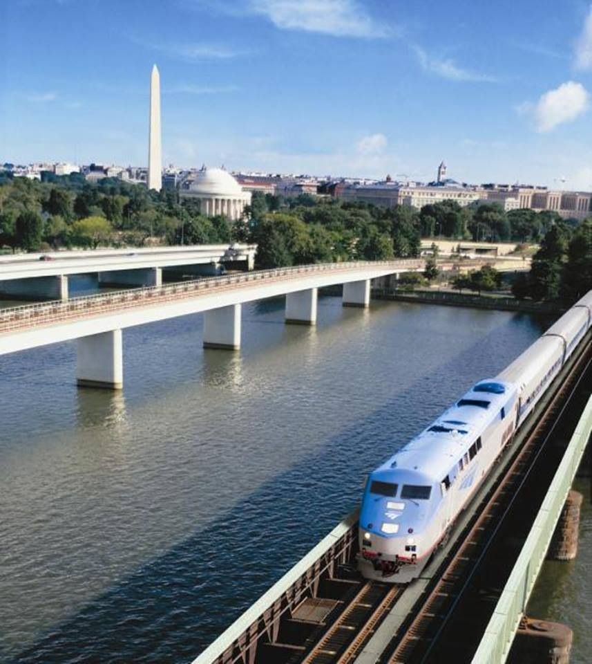 train trip washington dc