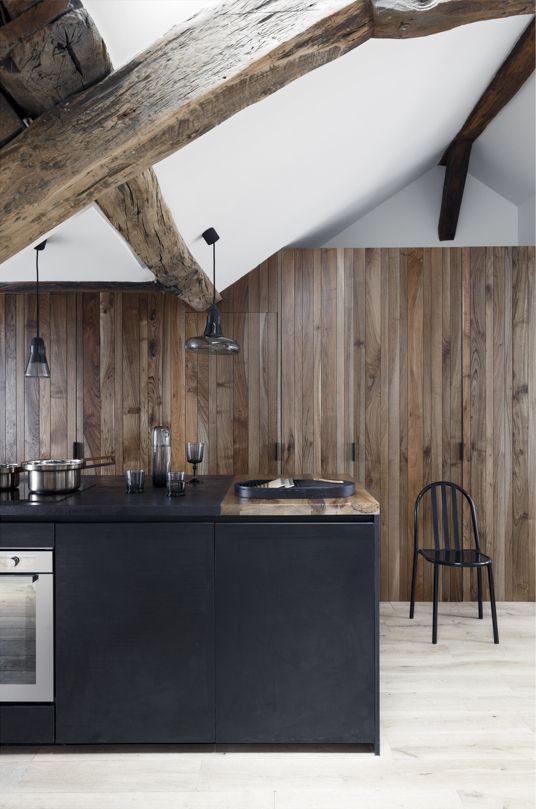 Best Interior, Kitchen Interior, Interior And Exterior, Kitchen Design, House Interior, Classic Kitchen, Modern Kitchen, Dark Kitchen, Kitchen Wood
