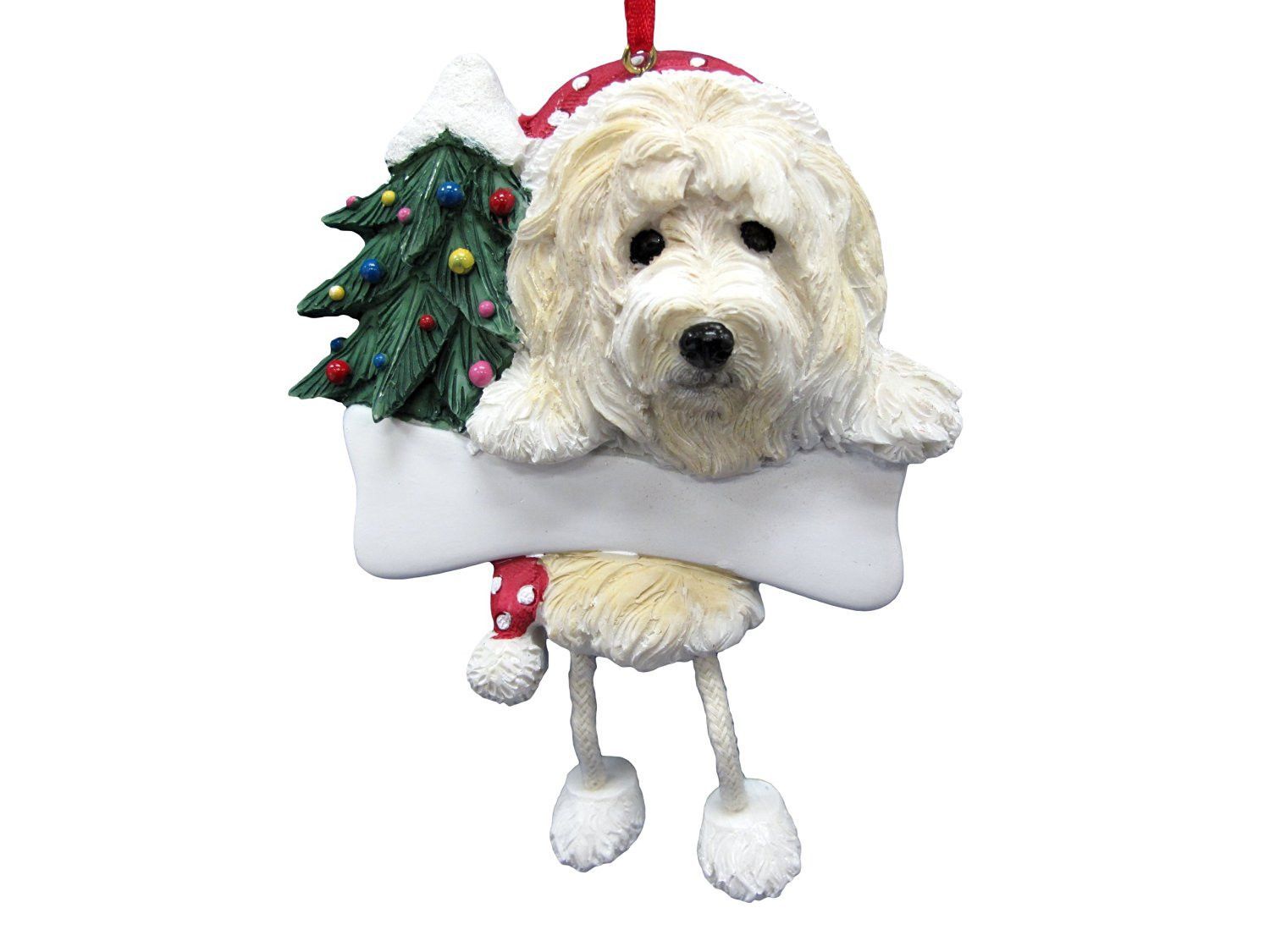 Chihuahua Ornament with Unique Dangling Legs Hand Painted and Easily Personalized Christmas Ornament
