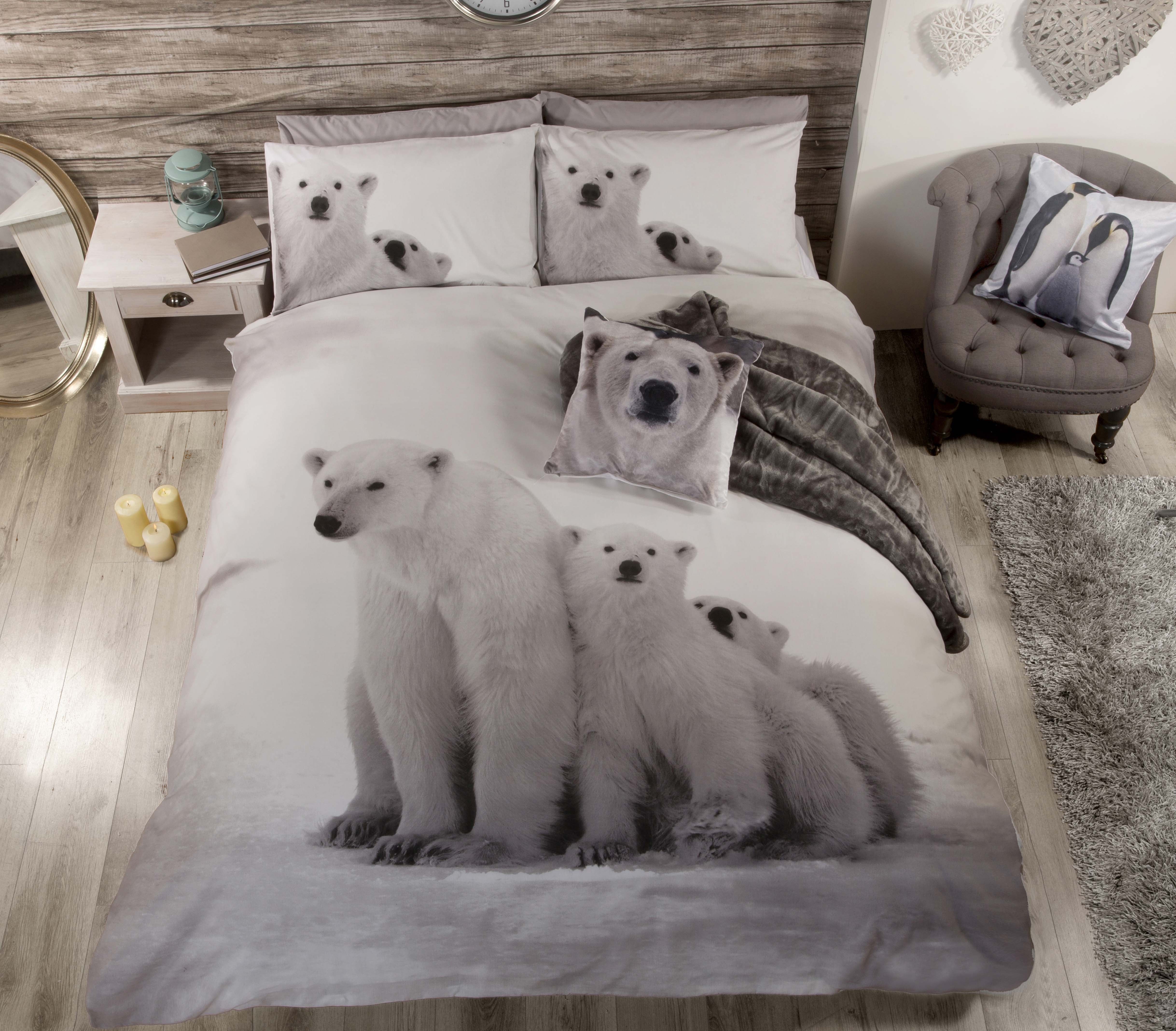 Pin on A Walk On The Wild Side Big Bear Double Duvet Cover Bedding Set